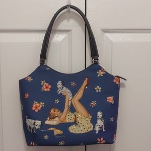 Vintage Pin up girl Dalmatian purse